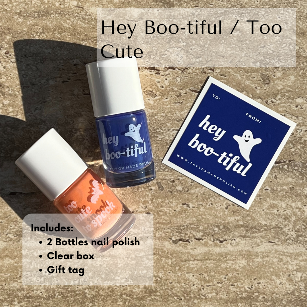 Boo-tiful & Too Cute To Spook Halloween Nail Polish Set