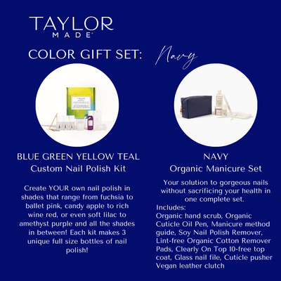 NAVY Color Gift Set - Custom Polish Kit & Manicure Set