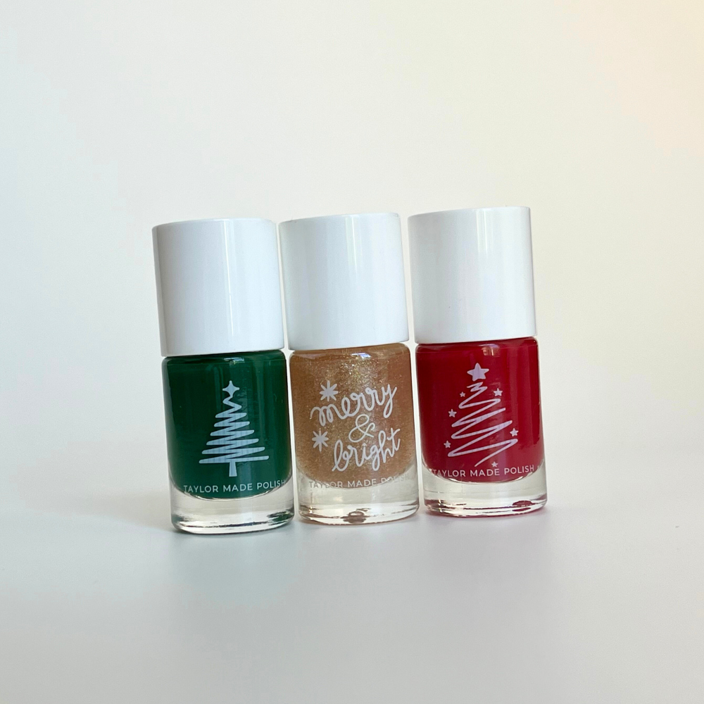 Merry & Bright 3-Bottle Nail Polish Gift Set